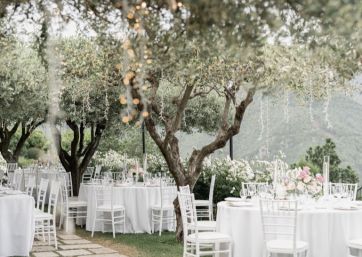 Romantic Wedding reception