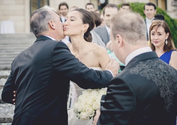 Wedding ceremony in Como Lake