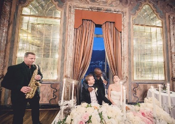Wedding music in Como Lake