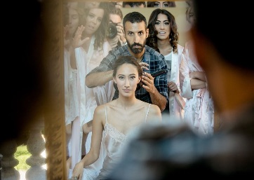 Bridal make up in Como Lake