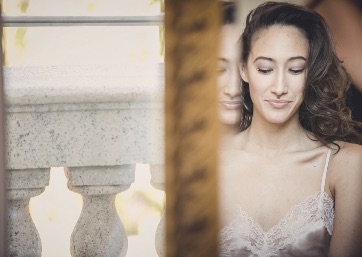 Bridal getting ready in Como Lake