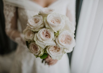 Elegant Bridal bouquet in Rome