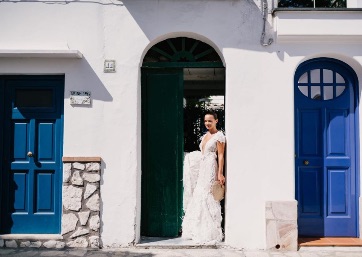 Bridal pics in Capri Island