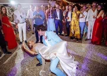 Fun Wedding moments in Capri