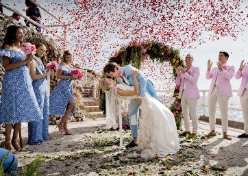 Spectacular Wedding moment in Capri