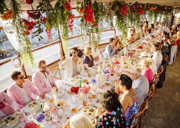 Colorful Wedding in Capri