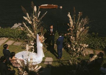 Symbolic Wedding in Como Lake
