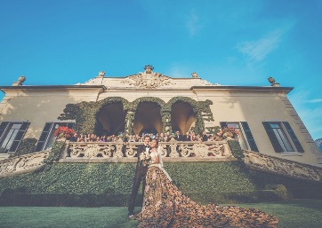 Stunning Wedding venue facing the Lake Como