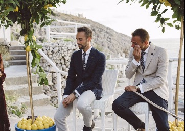 Emotional Wedding moments in Capri