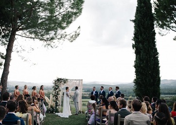 Symbolic ceremony in Tuscany
