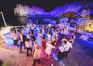 After dinner party in Capri