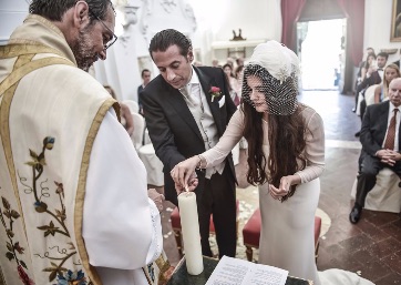 Catholic ceremony ritual in Tuscany
