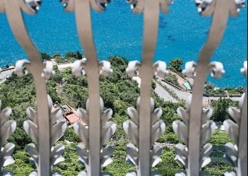 View over the Amalfi Coast sea