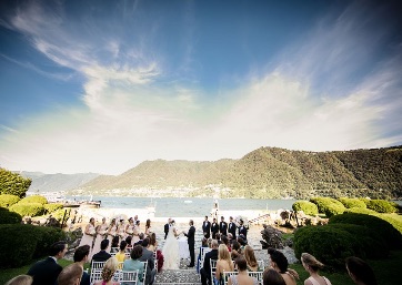 Symbolic Wedding in Lake Como