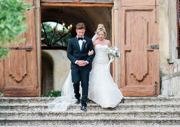 Bridal entrance in Tuscany