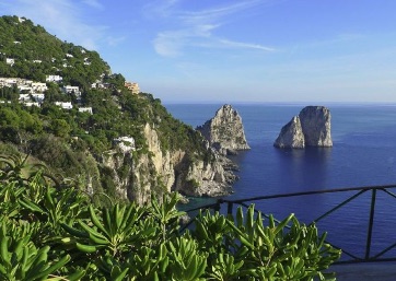 Get Married in Capri at Wonderful Gardens atop a cliff overlooking the sea