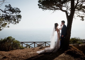 Get Married in Capri at Spectacular Villa located along the edge of the rocky ridge and close to a lovely pine forest
