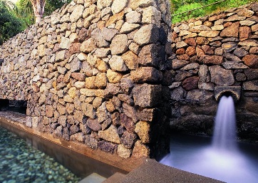 Thermal pool in Ischia
