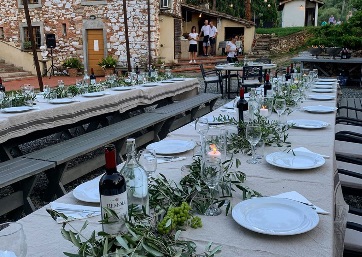 Tuscan Wedding reception