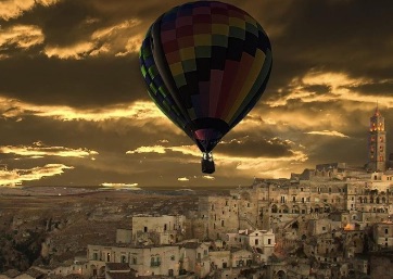 Stunning panorama for your wedding in Matera