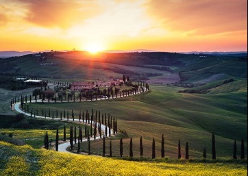 Spectacular Tuscany panorama