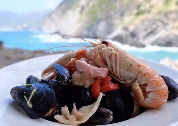 Seafood in the Italian Riviera