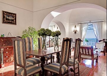 Elegant indoor villa in Amalfi Coast