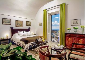 Double room with spectacular sea view in Amalfi Coast