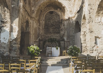Symbolic ceremony at the castle
