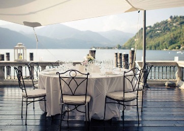 Lovely private beach club for your Wedding in Lake Orta