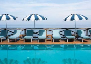 Thermal water pool in Ischia